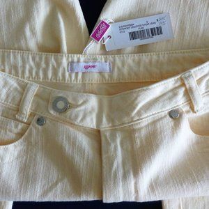 LEGGIADRO straight 5 pckt cotton jeans Size 8 Made in Italy